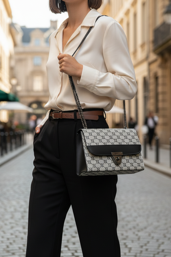 White&Black Gucci Handbag