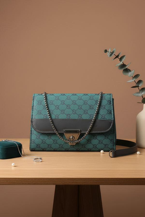 Teal Gucci Handbag