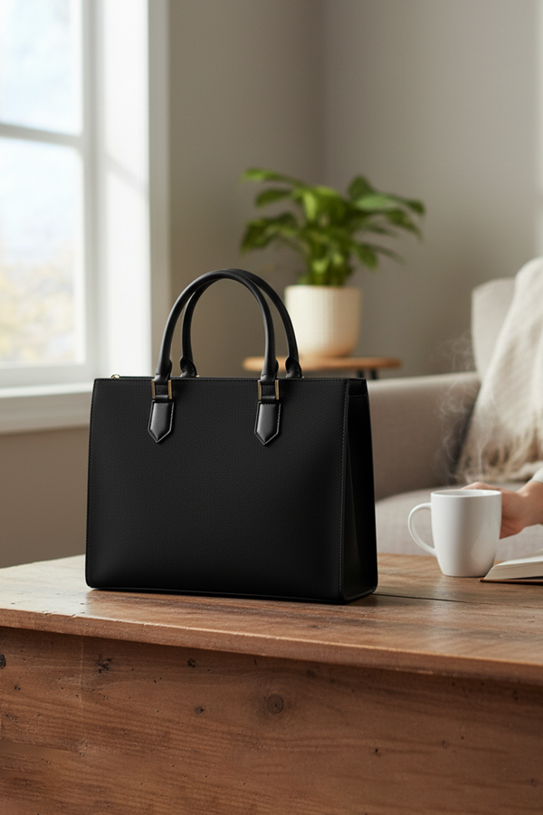 Black Velvet Handbag For Women